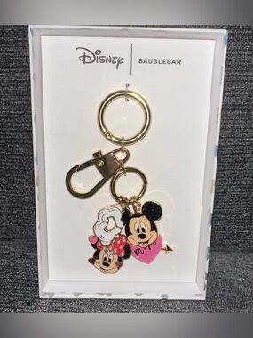 NWT Disney Valentines Baublebar Keychain